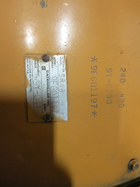 Used Caterpillar 3412 Diesel Generator, 556 Hrs