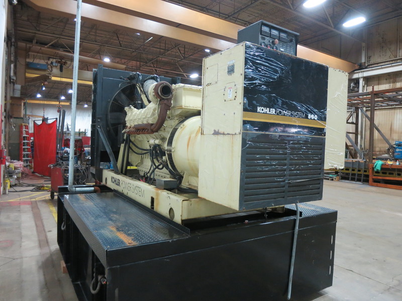 Used Kohler 600ROZD4 Diesel Generator, 404 Hrs
