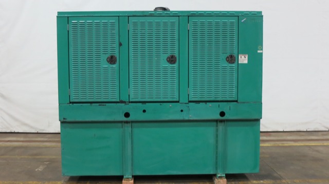 Used Cummins DGFA Diesel Generator, Rated 150 kW 1 & 3 phase, 614 hrs