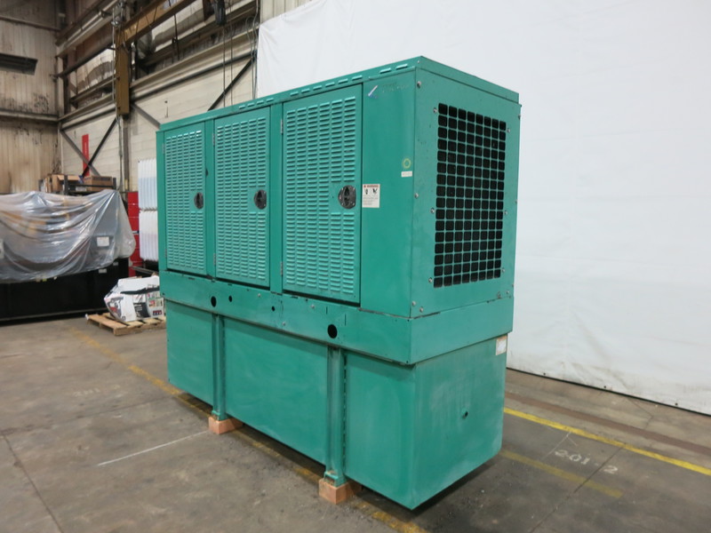 Used Cummins DGFA Diesel Generator, Rated 150 kW 1 & 3 phase, 614 hrs