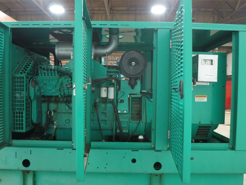 Used Cummins DGFA Diesel Generator, Rated 150 kW 1 & 3 phase, 614 hrs