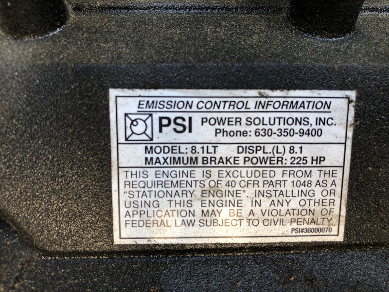 Used Cummins GGLB Natural Gas Generator, 118 Hrs