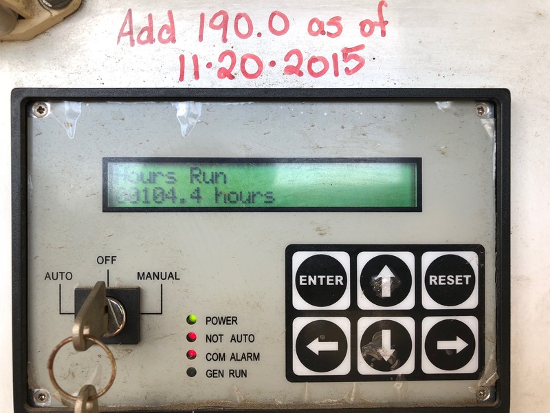 Used Generac SD0400 Diesel Generator, 192 Hrs