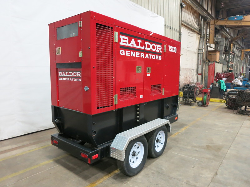 Used Baldor TS130-3J Rental Grade Diesel Generator, 380 Hrs, EPA Tier 3