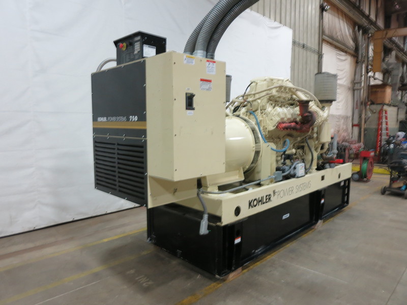 Used Kohler 750REOZDB Diesel Generator, 176 Hrs