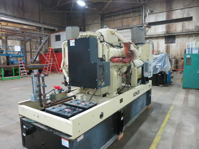 Used Kohler 750REOZDB Diesel Generator, 176 Hrs