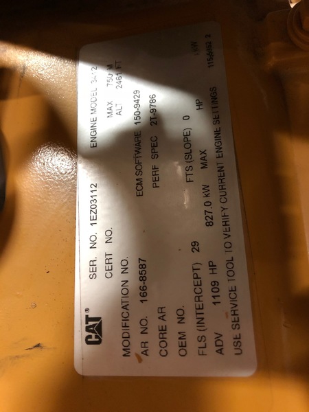 Used Caterpillar 3412 Diesel Generator, 325 Hrs