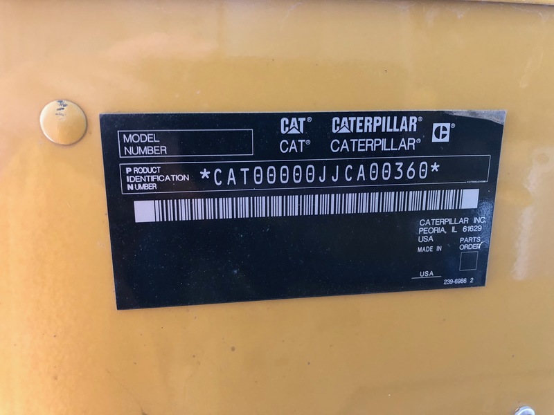 Used Caterpillar G3306NA Natural Gas Generator, 849 Hrs
