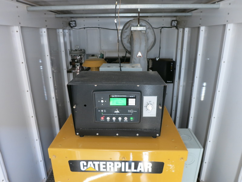 Used Caterpillar G3306NA Natural Gas Generator, 849 Hrs