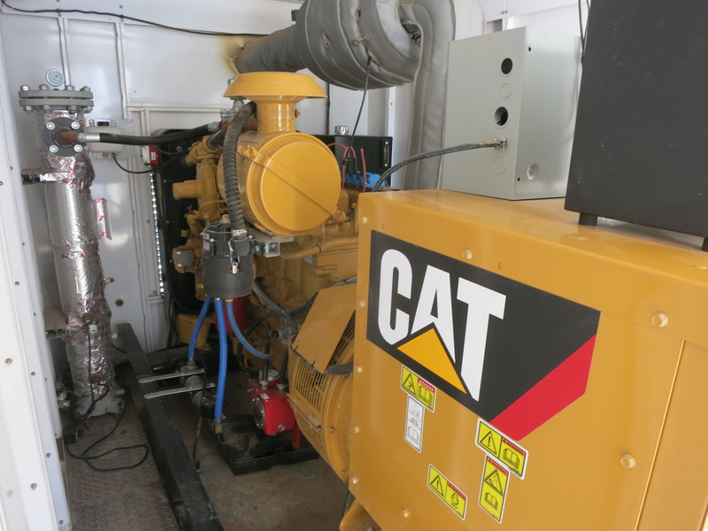 Used Caterpillar G3306NA Natural Gas Generator, 849 Hrs