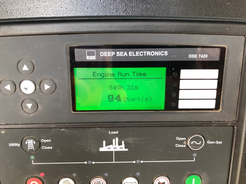 Used Caterpillar G3306NA Natural Gas Generator, 849 Hrs