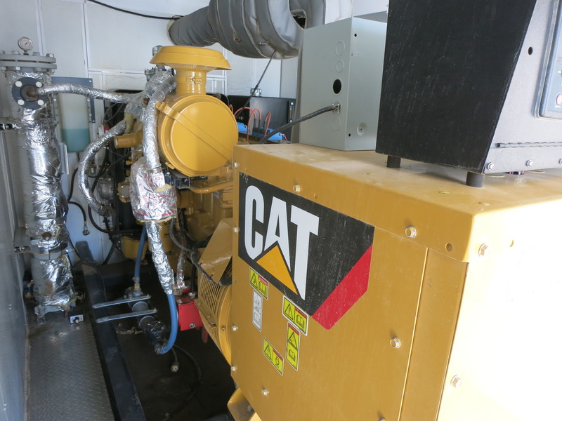 Used Caterpillar G3306NA Natural Gas Generator 1834 Hrs