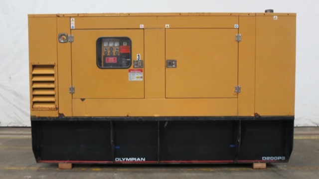 Used Caterpillar D200P3 Diesel Generator, 90 Hrs