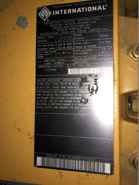 Used Caterpillar D200P3 Diesel Generator, 90 Hrs