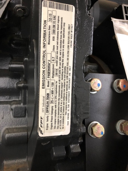 New Generac SD0100 Diesel Generator, 0 hrs, EPA Tier 3, Single Phase