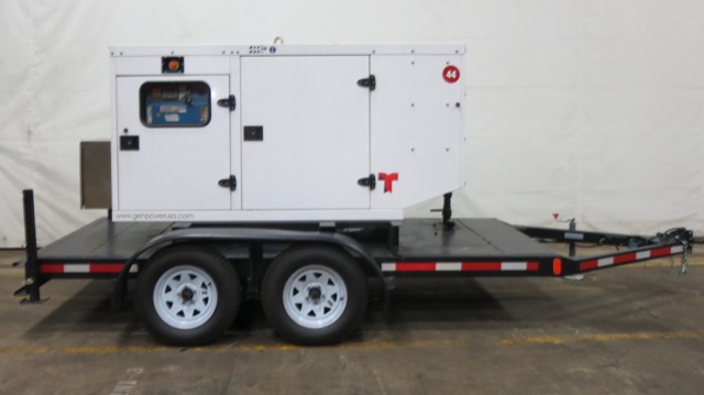 Used SDMO / John Deere J100U Diesel Generator, 1073 Hrs