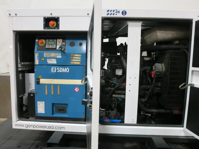 Used SDMO / John Deere J100U Diesel Generator, 1073 Hrs