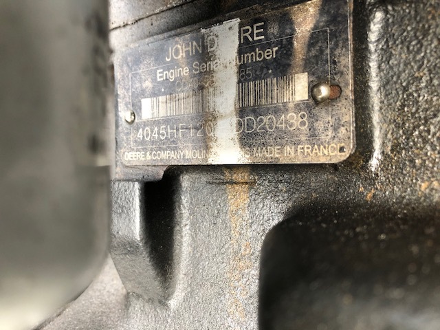 Used SDMO / John Deere J100U Diesel Generator, 1073 Hrs