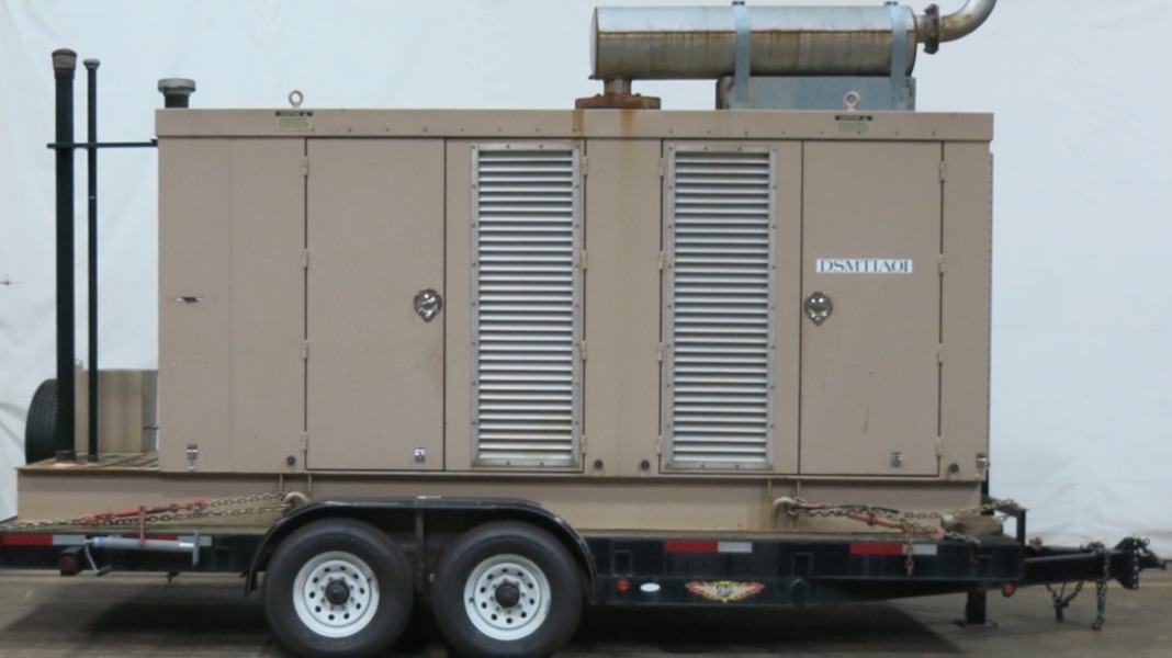Used Cummins DFAA Portable / Trailered Diesel Generator, 249 Hrs
