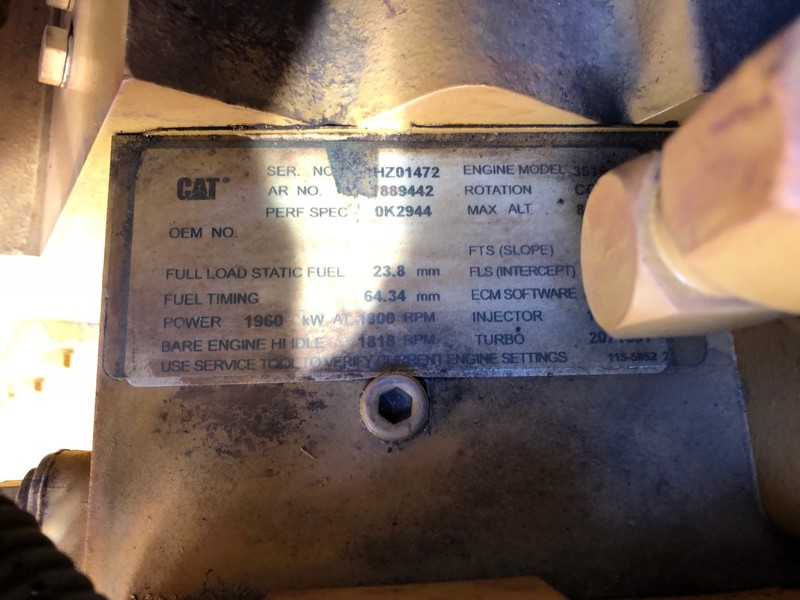 Used Caterpillar XQ2000 Rental Grade Diesel Generator, 6583 Hrs