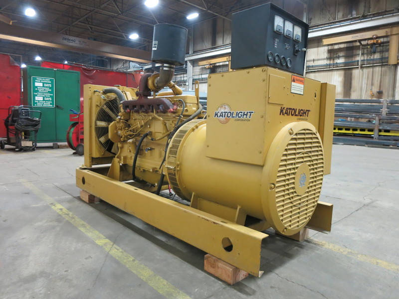 Used Katolight D125FGJ4 Diesel Generator, 196 Hrs Single Phase