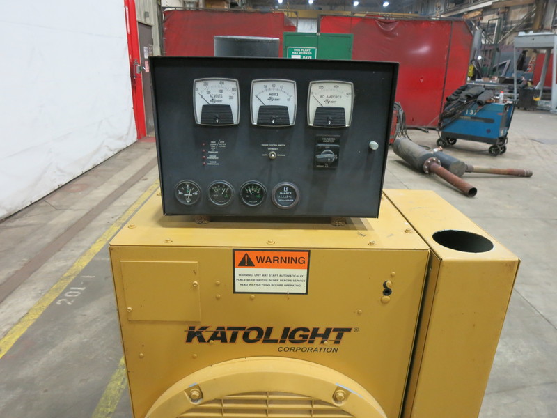 Used Katolight D125FGJ4 Diesel Generator, 196 Hrs Single Phase