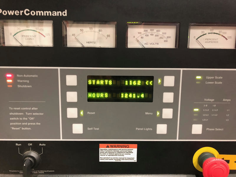 Used Cummins DFHC Diesel Generator, 1242 Hrs