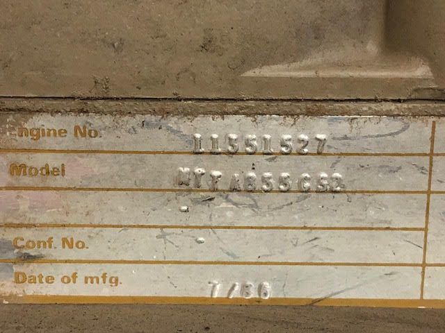 Used Cummins NTTA-855 Diesel Generator, 2008 Hrs