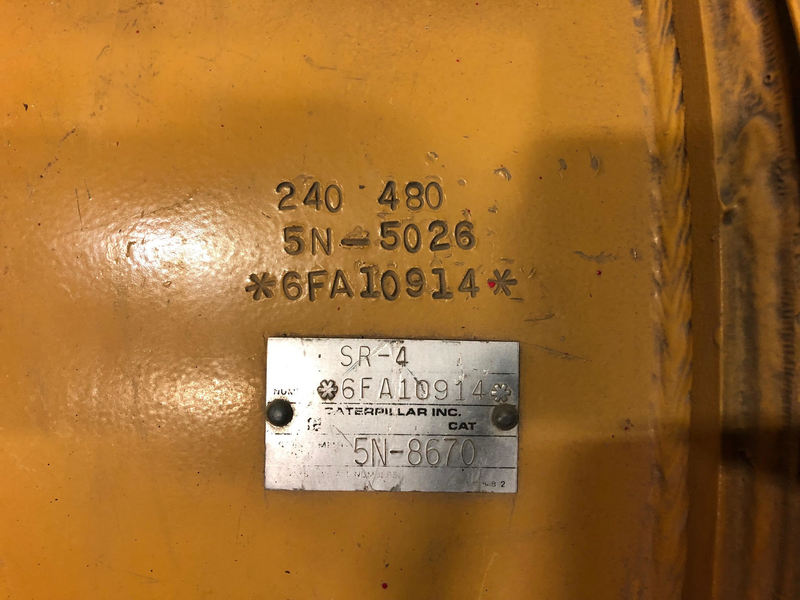 Used Caterpillar 3412 Diesel Generator, 883 Hrs