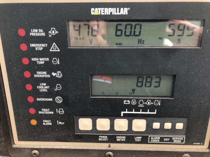 Used Caterpillar 3412 Diesel Generator, 883 Hrs