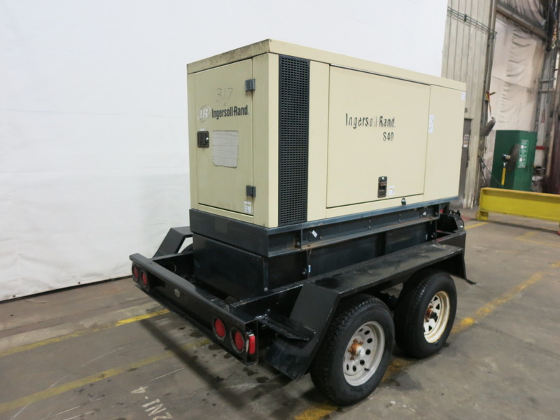 Used Ingersoll Rand S40 Rental Grade Diesel Generator, 179 Hrs