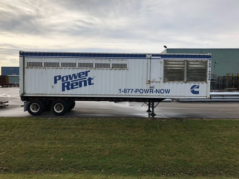 Used Cummins 750DFHA Rental Grade Diesel Generator, 2987 Hrs