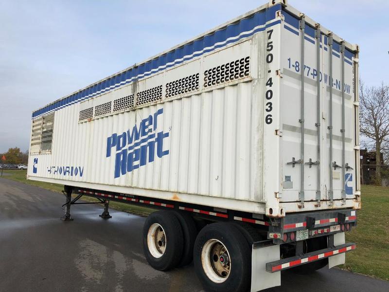 Used Cummins 750DFHA Rental Grade Diesel Generator, 2987 Hrs