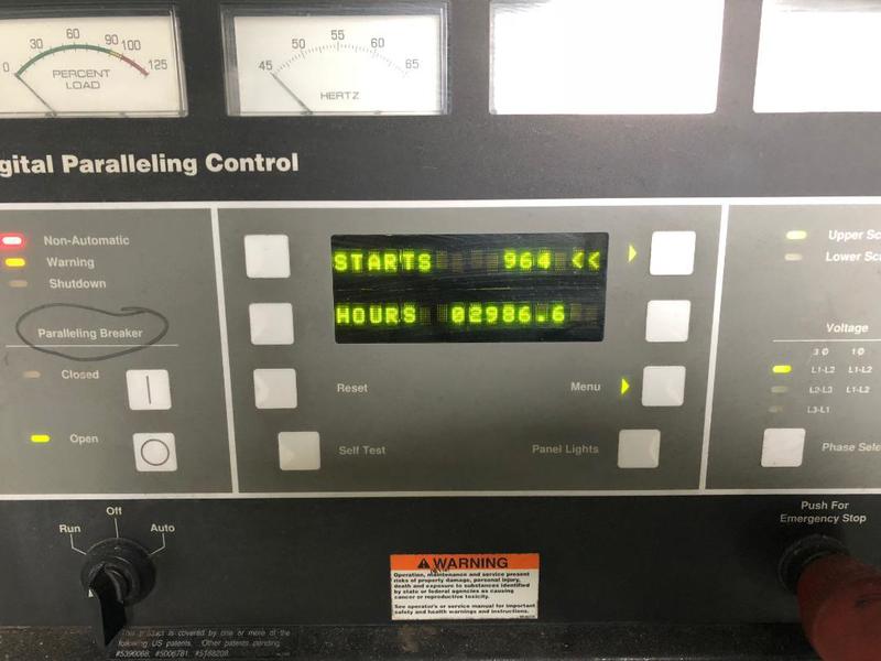 Used Cummins 750DFHA Rental Grade Diesel Generator, 2987 Hrs