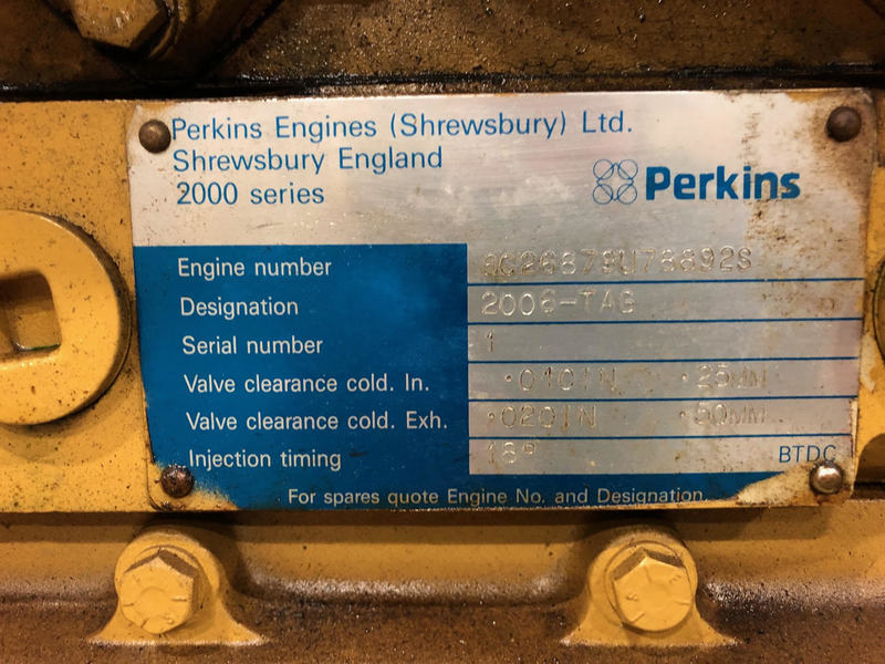 Used Katolight D300FRR4 Diesel Generator, 424 Hrs