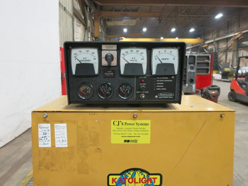 Used Katolight D300FRR4 Diesel Generator, 424 Hrs