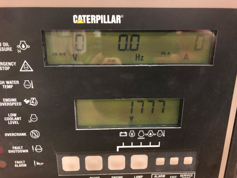 Used Caterpillar 3512 Diesel Generator, 1778 Hrs
