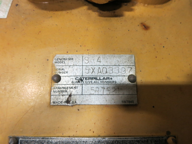 Used Caterpillar 3512 Diesel Generator, 1778 Hrs