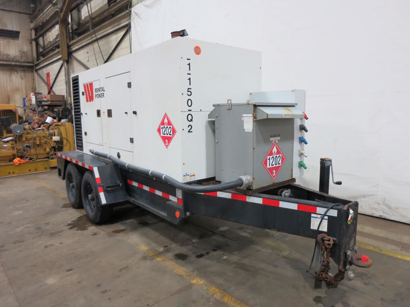 Used Doosan / John Deere G185 Rental Grade Diesel Generator, 9518 Hrs EPA Tier 3