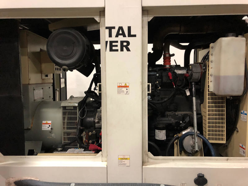 Used Doosan / John Deere G185 Rental Grade Diesel Generator, 9518 Hrs EPA Tier 3