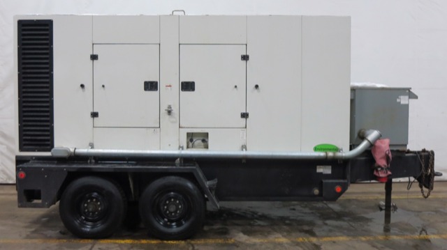 Used Doosan / Cummins G290 Rental Grade Diesel Generator, 615 Hrs EPA Tier 3