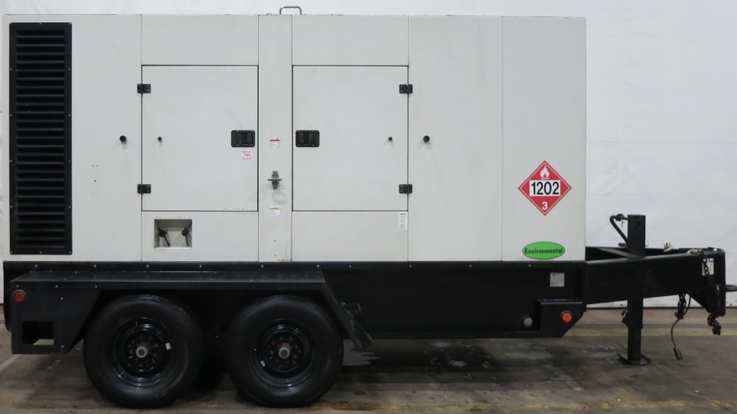 Used Doosan / Cummins G290 Rental Grade Diesel Generator, 2296 Hrs EPA Tier 3