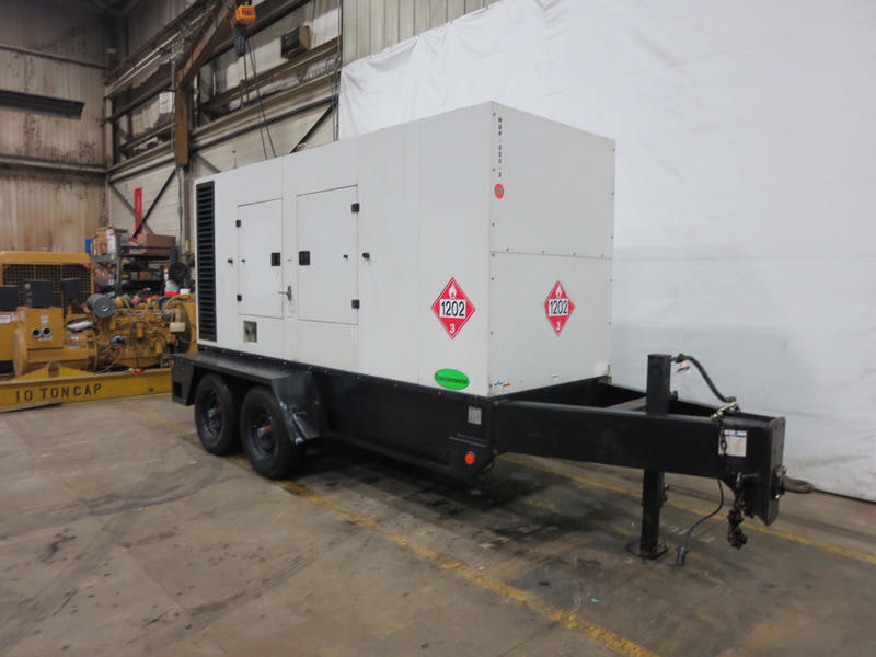 Used Doosan / Cummins G290 Rental Grade Diesel Generator, 2296 Hrs EPA Tier 3