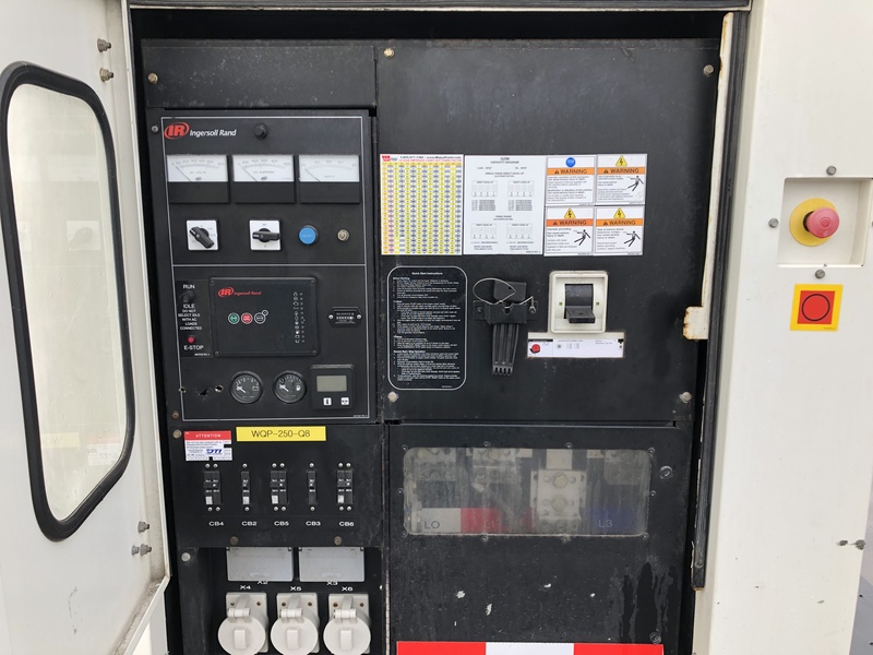 Used Doosan / Cummins G290 Rental Grade Diesel Generator, 8660 Hrs EPA Tier 3