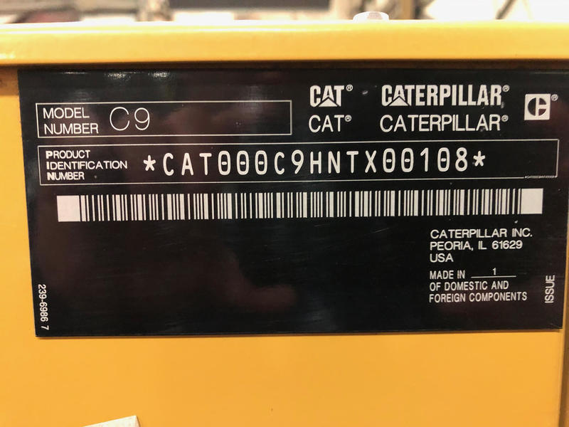 New Caterpillar C9 Diesel Generator 0 Hrs EPA Tier 3