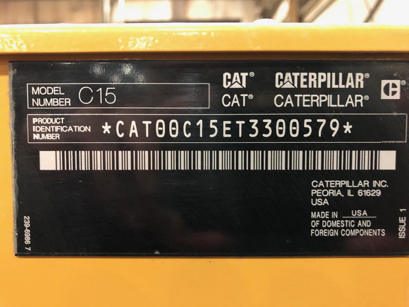 New Caterpillar C15 Diesel Generator 0 Hrs EPA Tier 2