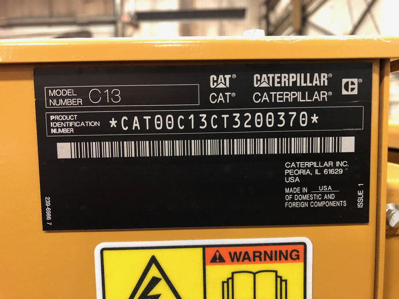 New Caterpillar C13 Diesel Generator 0 Hrs EPA Tier 3