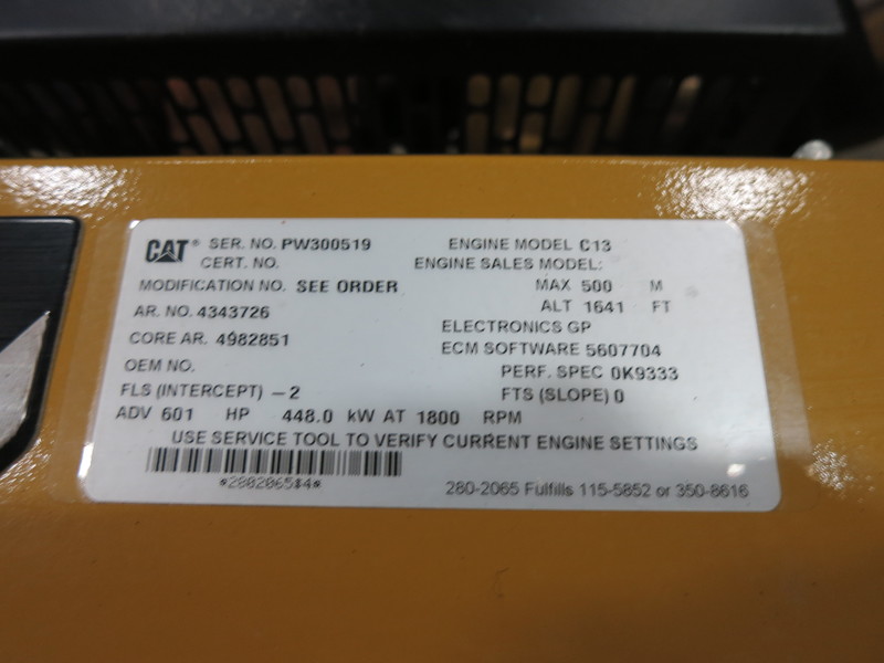 New Caterpillar C13 Diesel Generator 0 Hrs EPA Tier 3