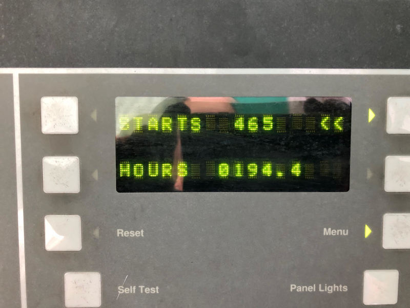 Used Cummins LTA10-G1 Diesel Generator, 195 Hrs