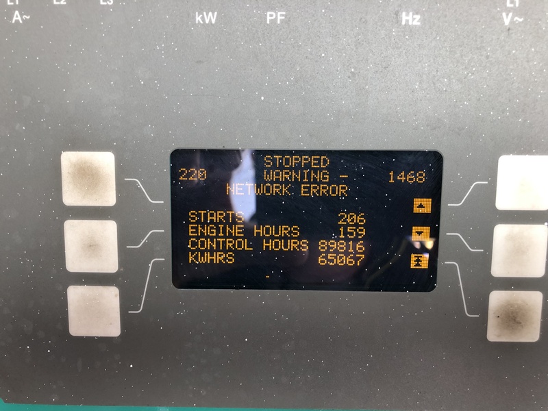 Used Cummins DQGAB QSK50-G4 Diesel Generator 159 Hrs EPA Tier 2